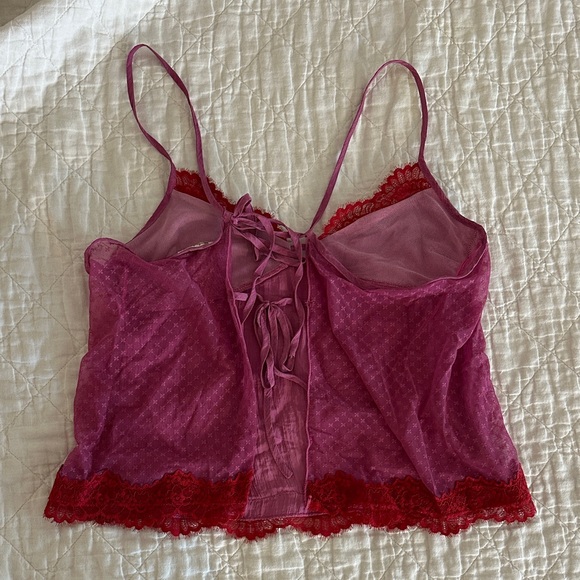 Free People Magenta Lace Camisole - Picture 3 of 3